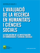 L'avaluaci de la recerca en Humanitats i Cincies Socials