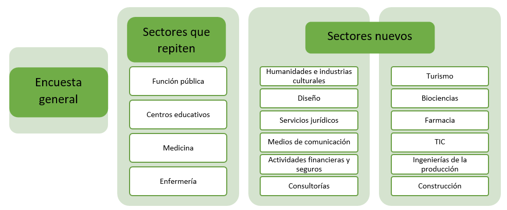 Detalle de las encuestas del proyecto Empleadores