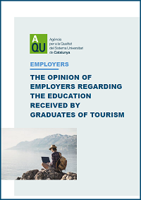 Cover of the report "The opinion of employers regarding the education received by graduates of Tourism"