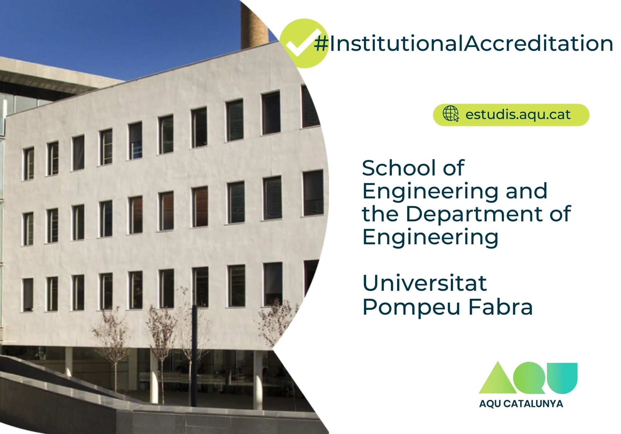 Positive report on the institutional accreditation of the School of ...